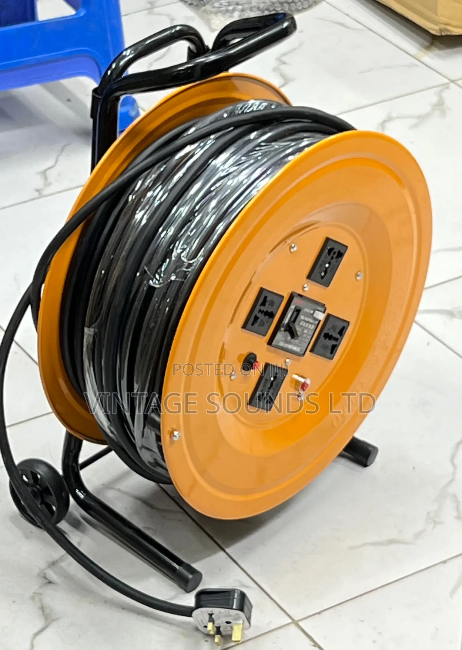 100meters Heavy Duty Power Extension Cord Reel Cable