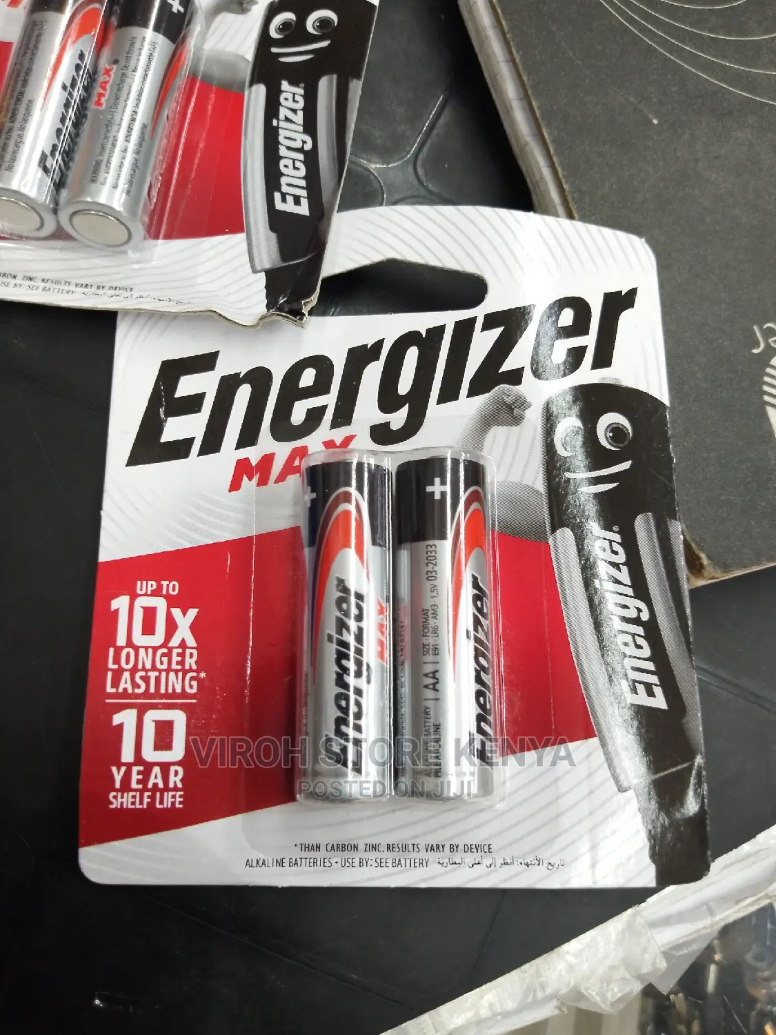 Energizer Max AA2 Batteries Pair