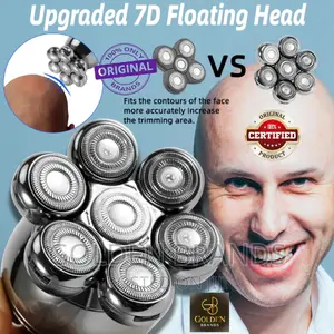 Men Multi Grooming Kit 5 in 1 Electric Bald Smoother +Shaver