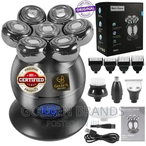 Men Multi Grooming Kit 5 in 1 Electric Bald Smoother +Shaver