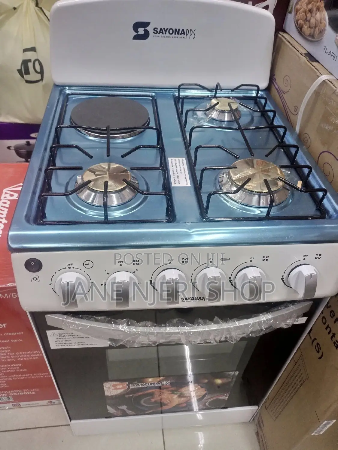Sayona 3+1 White Cooker