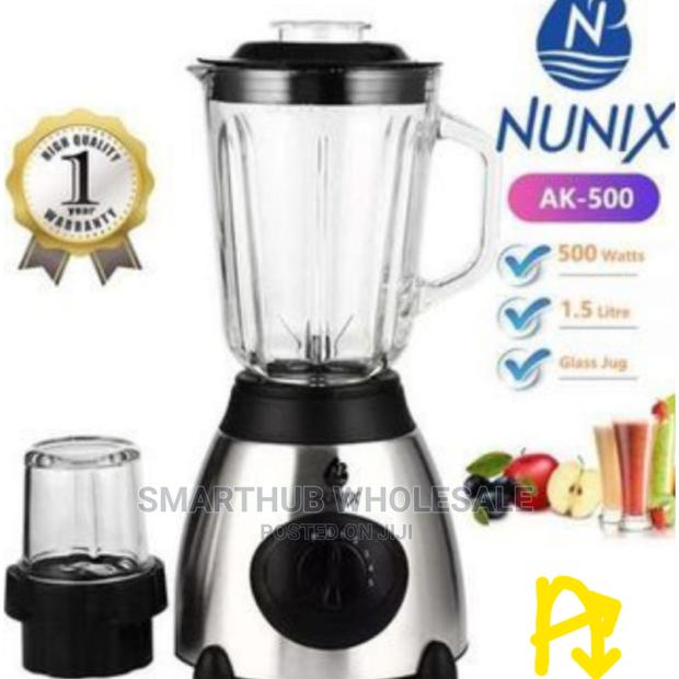 Nunix Ak-500 2 in 1 Blender With a Grinder 1.5l New Model