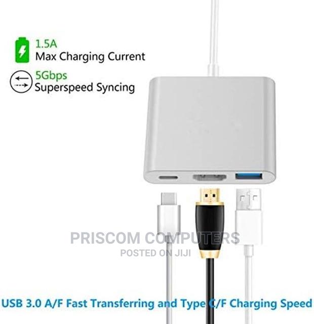 Type C 3 in 1 Usb Hdmi Type C Converter Adapter, Type C Hdmi - thumbnail 2