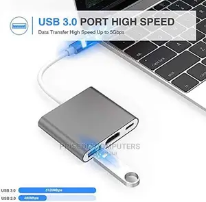 3 in 1 Type-C to HD HDMI USB 3.0 Hub USB-C Data Charging