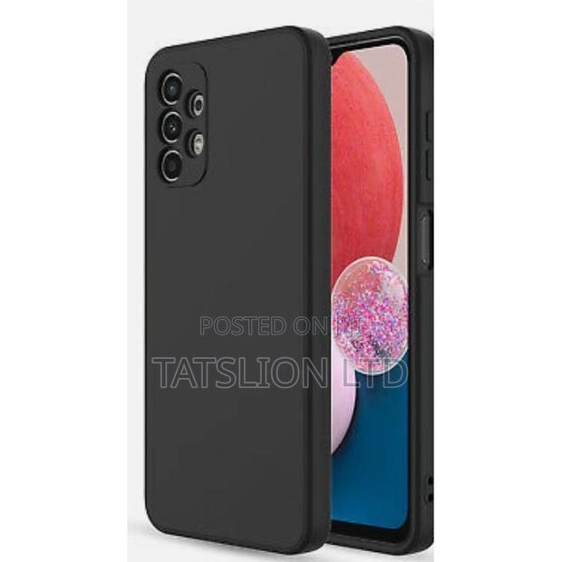 Silicone Cover for Samsung Galaxy A23 Black - main view