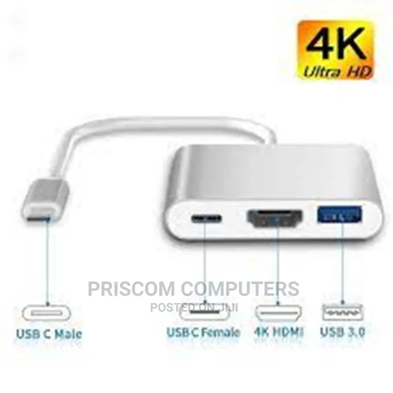 Type C 3 In1 Adapter (Hdmi,Usb 3.0 and Type C), Type C HDMI