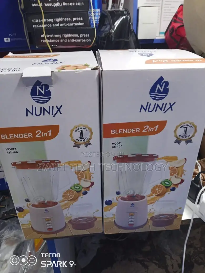 Blender , Blender 2 in 1 Nunix Quality Blender