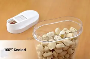 5 Piece Food Cereal Snack Container Storage Set With Lids