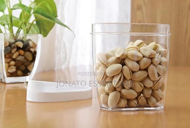 5 Piece Food Cereal Snack Container Storage Set With Lids - thumbnail 4