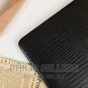 Coal Black Crocodile Pattern Macbook Hard Protective Case Fo