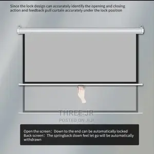 Locable Projection Screen to the Length One Wants