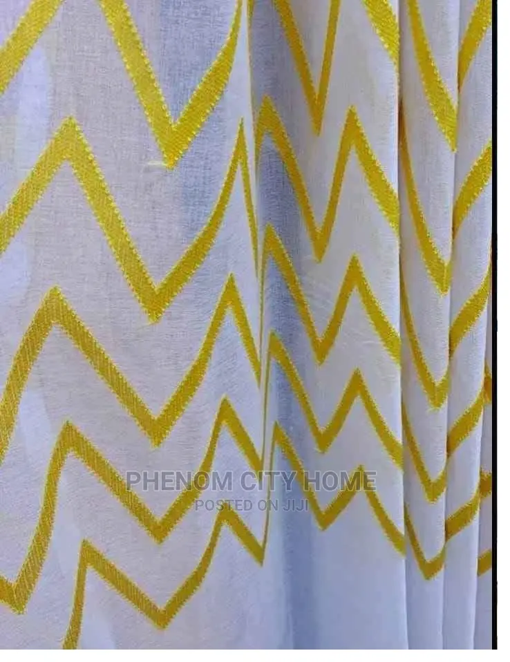 White Elegant Heavy Sheers