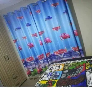 Cartoon Print Curtain