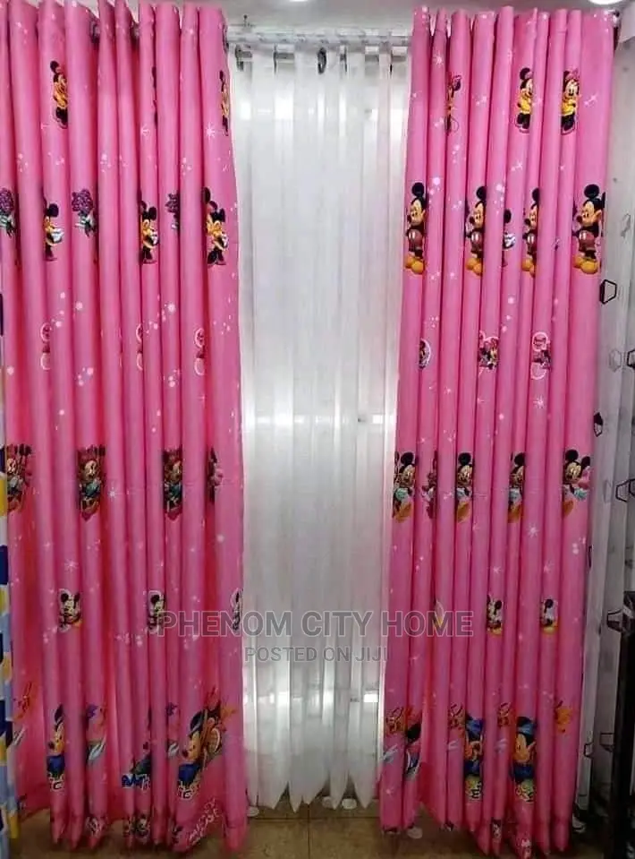Cartoon Print Curtain