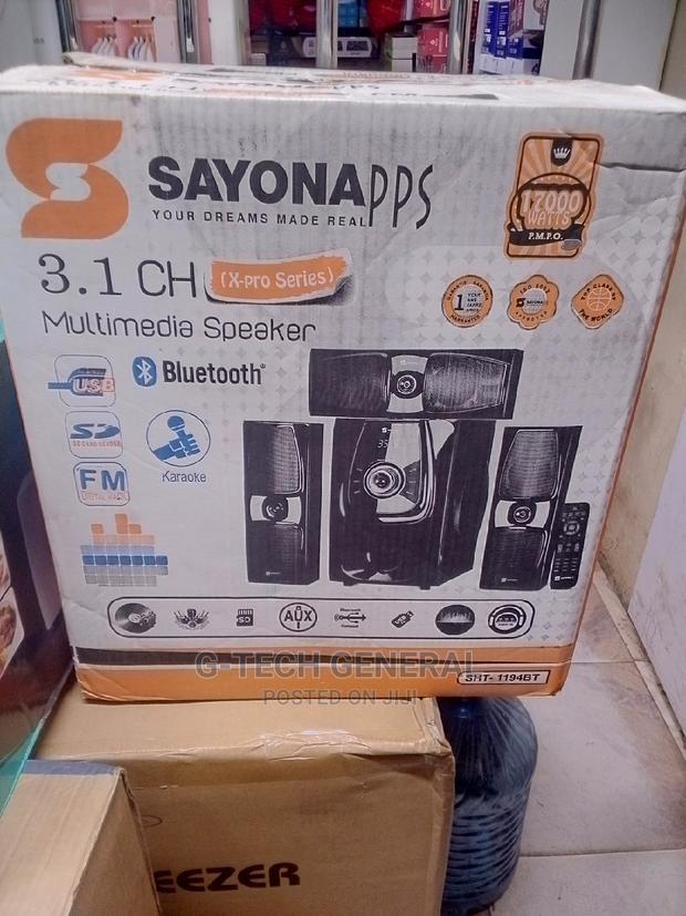Sayona 3.1ch SHT-1194bt Multimedia Speaker System - main view
