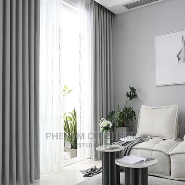Grey Linen Curtains - thumbnail 2