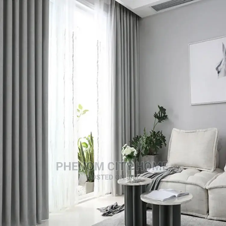 Grey Linen Curtains