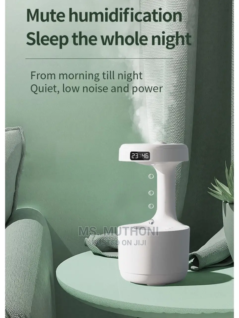 Anti Gravity Water Droplets Humidifier Capacity 800mls*
