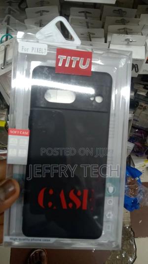 Tough on Google Pixel 7 Liquid Silicone Case Hot Black - thumbnail 2