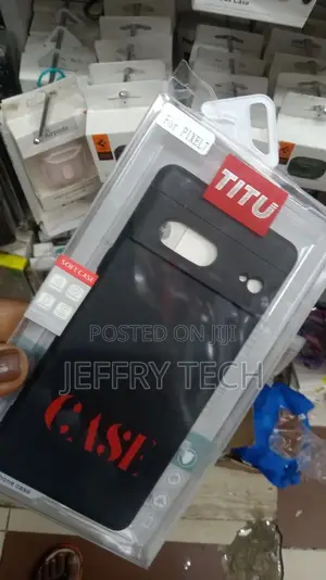 Tough on Google Pixel 7 Liquid Silicone Case Hot Black