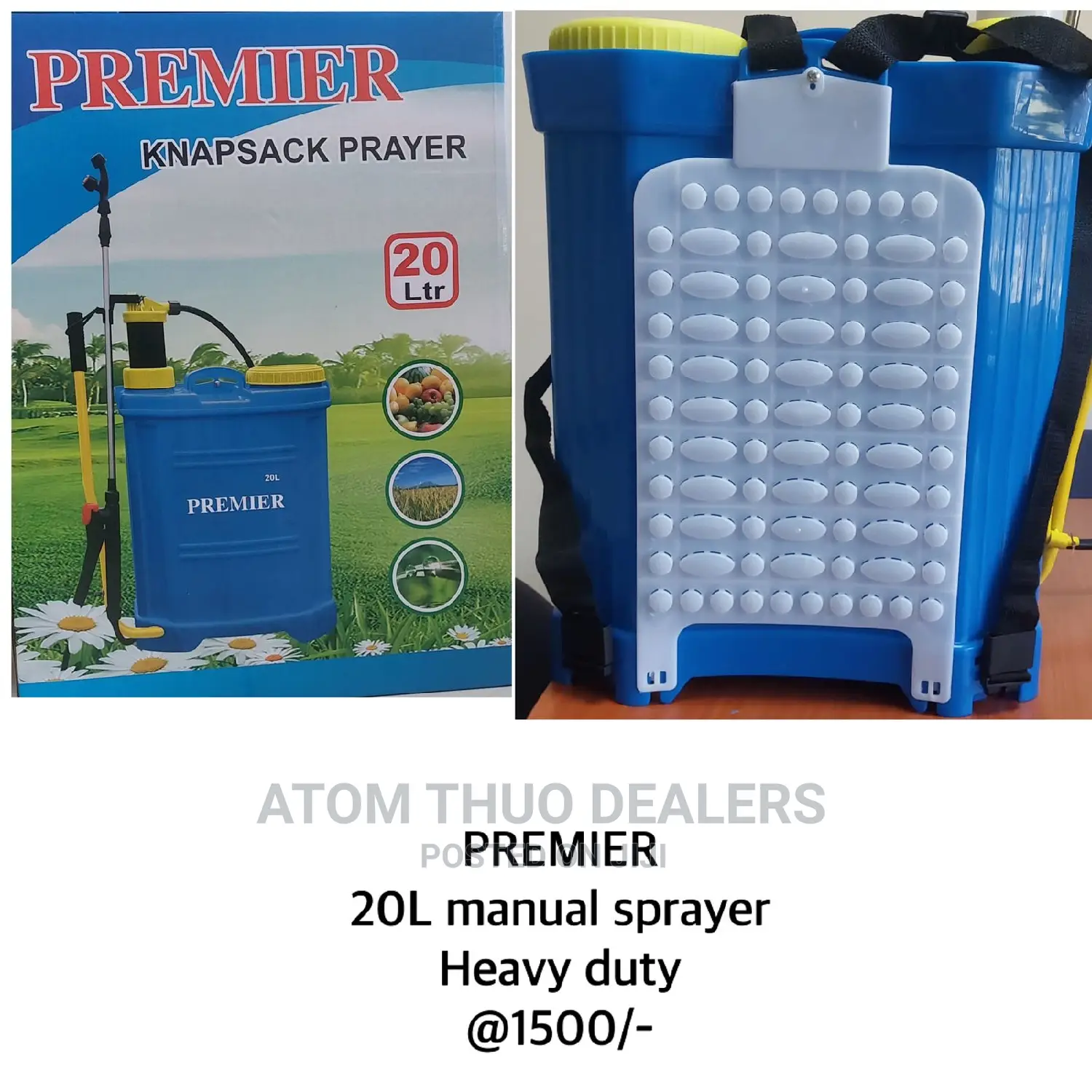 Premier Knapsack Manual Heavy Duty Available