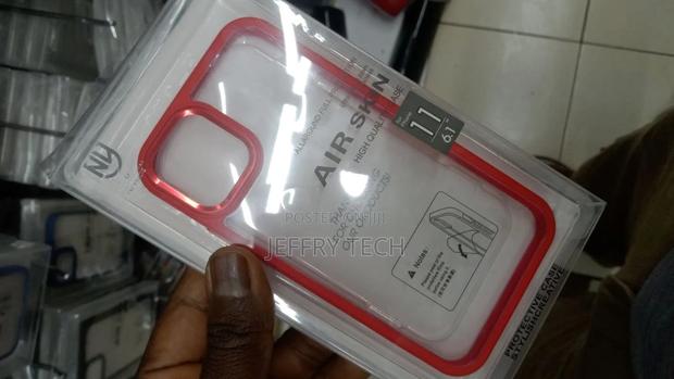 Rugged Red Border Clear Case for iPhone 11 - thumbnail 3