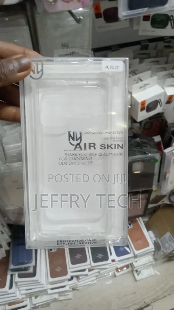 Back Cover for Samsung Galaxy M52 5G Clear 3D Case, Sil
