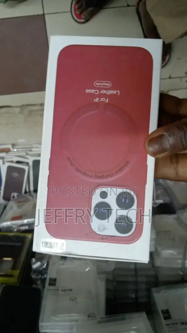 iPhone 11 Pro Max Leather Case - Red