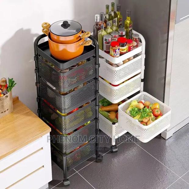 Square Fruit / Kitchen Storage Rack - thumbnail 2
