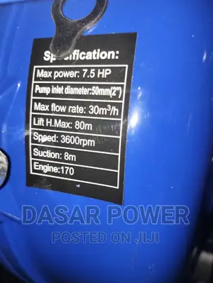 7.5hp High Pressure Water Pump