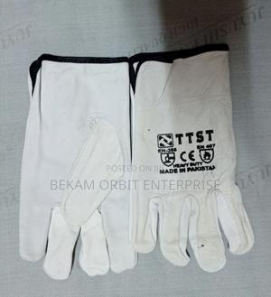 Durable Thinsulate Mechanic Leather Gloves - main view