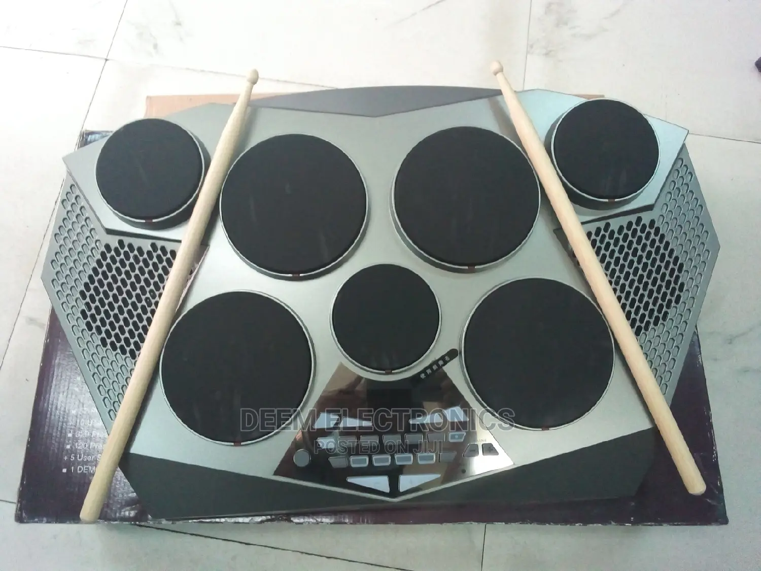 Portable Drumset Kit, 7pcs