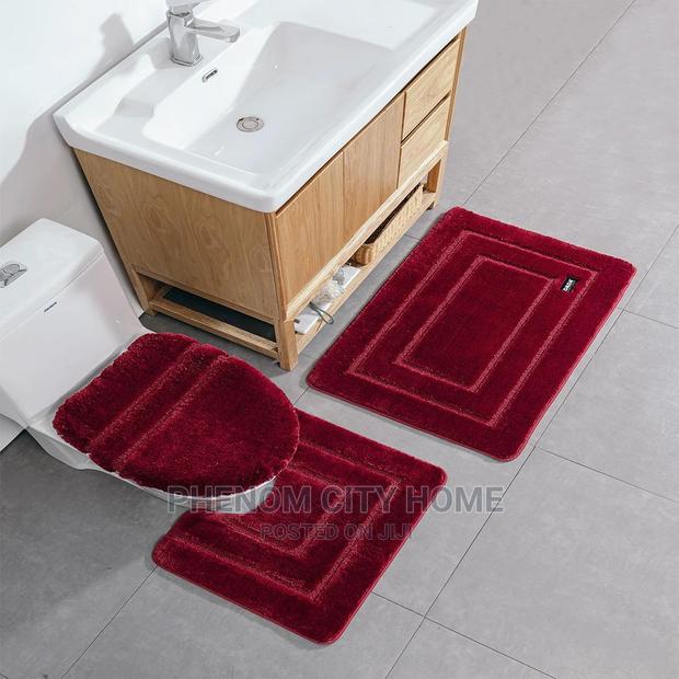 Quality 3pc Toilet Mats - thumbnail 2