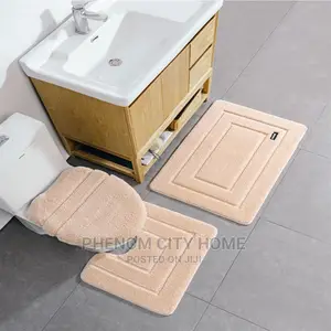 Toilet Mat Set 3pc