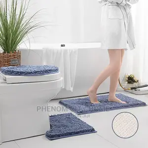 3pc Microfibre Toilet Set Mat