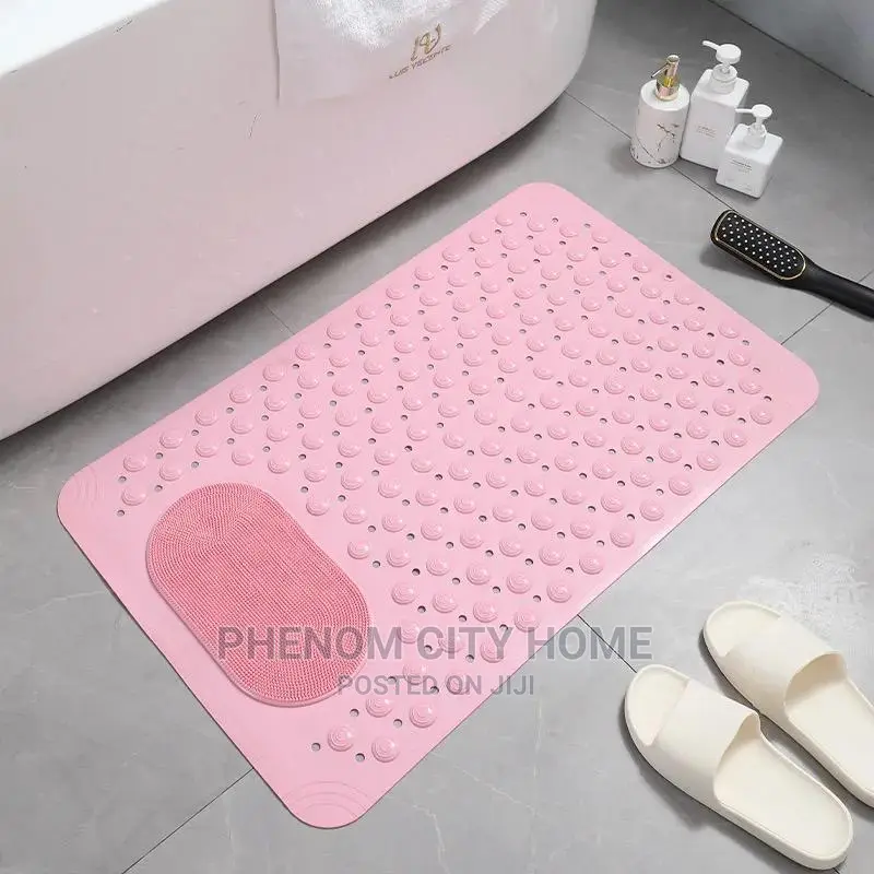 Bathroom Anti Slip Mats With Lazy Scrubber