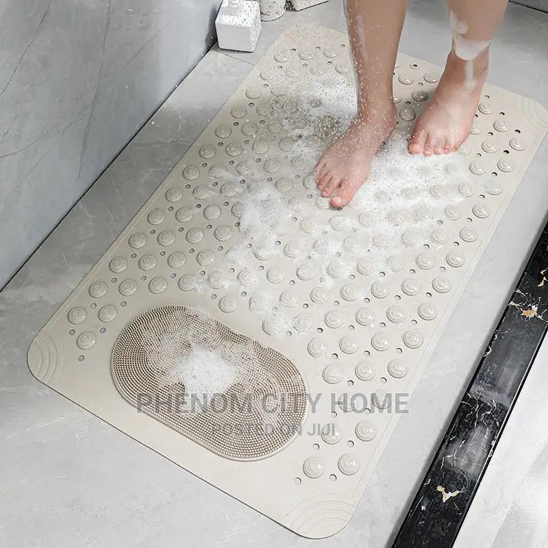 Bathroom Mats With Lazy Scrubber