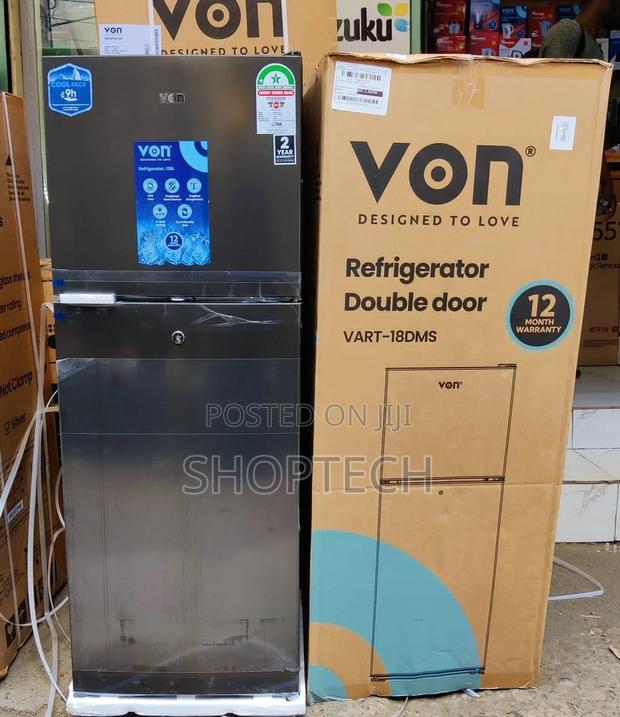 *Von 138litres Double Door Refrigerator - thumbnail 2
