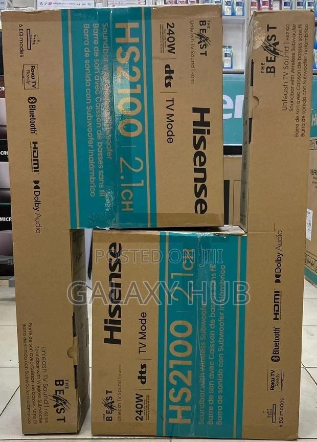 Hisense Hs2100 Soundbar 240watts Audio System - thumbnail 2