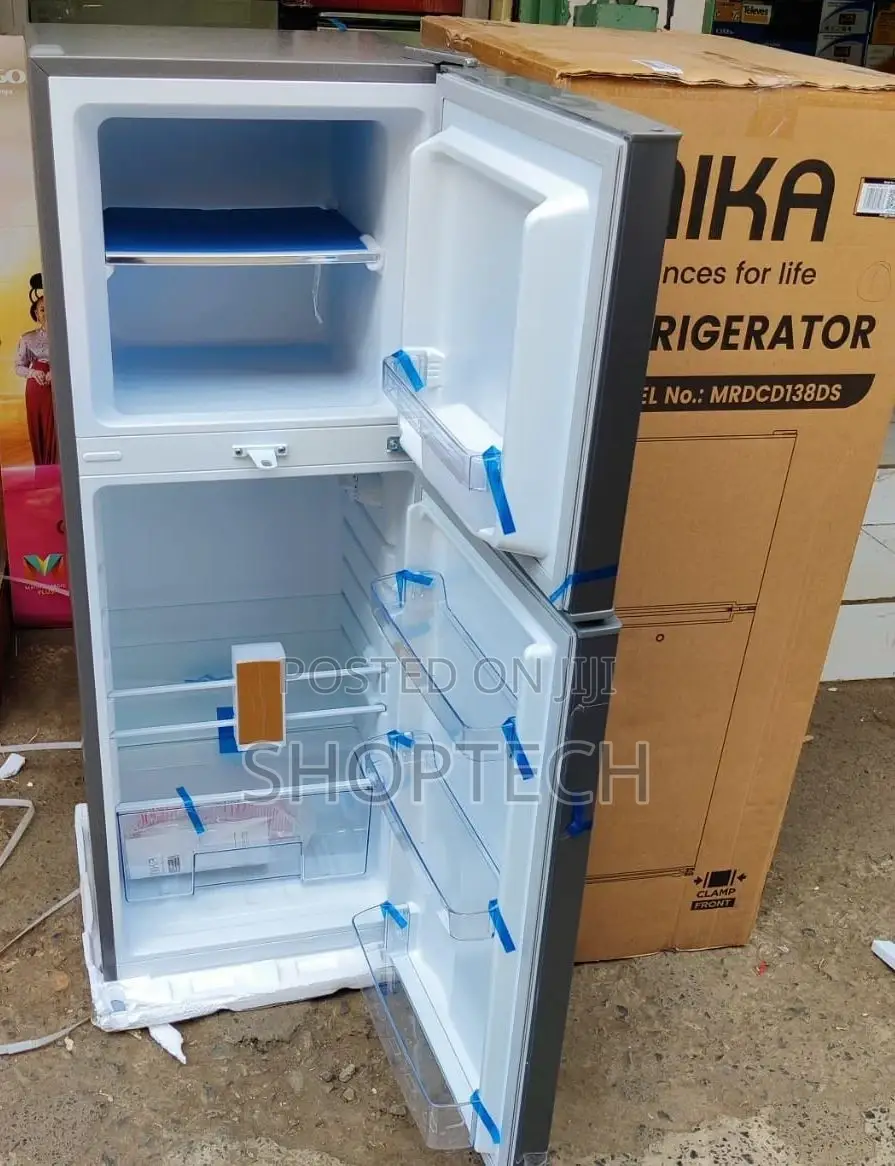 *Mika138litres Double Door Refrigerator