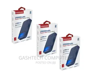Promate 20000mah Slim Power Bank