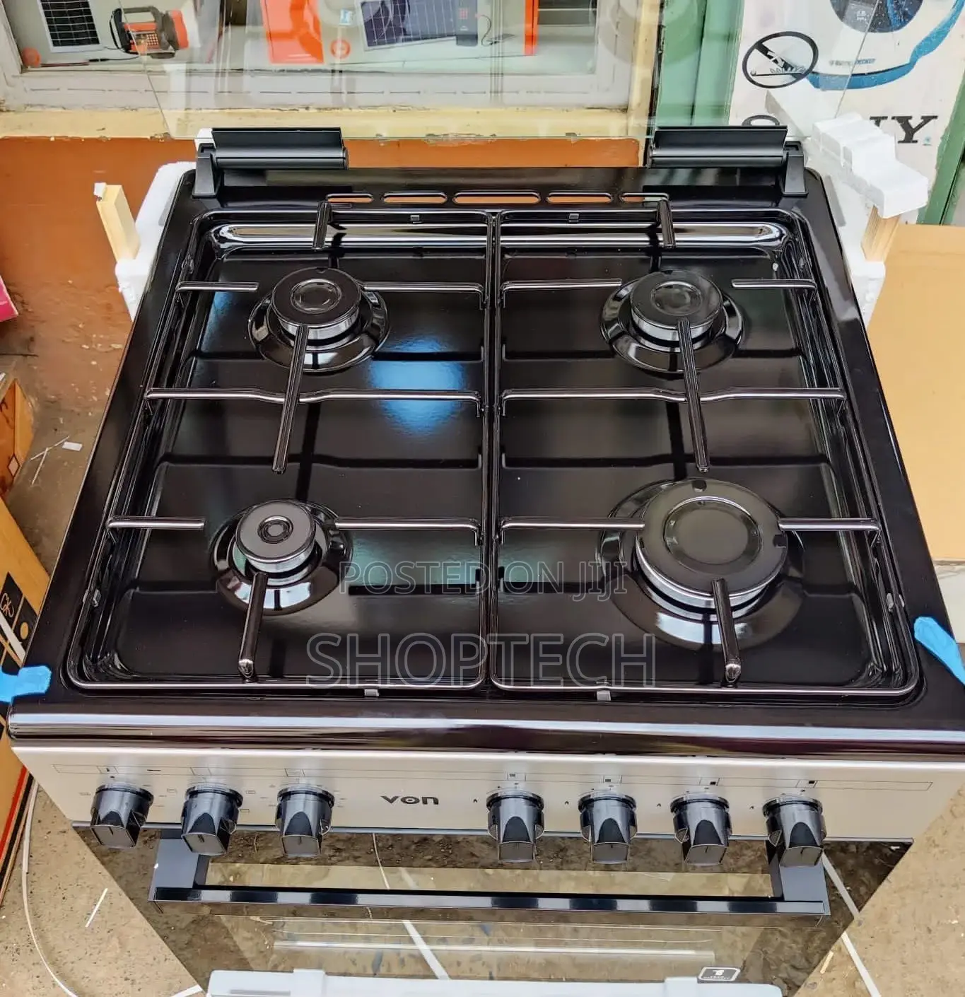 *Von 60cm*60cm. 4gas C-cup Burners. Electric Oven