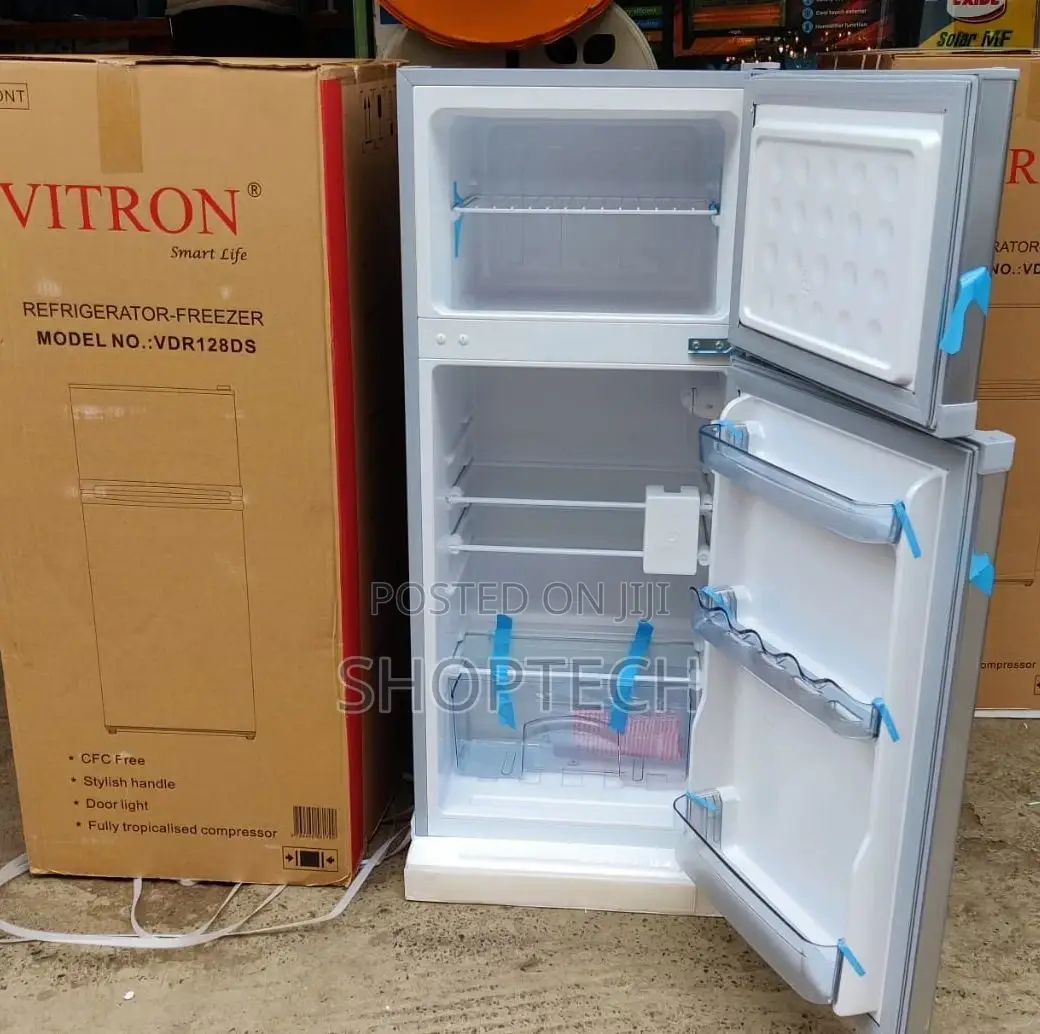 *Vitron 125litres Double Door Refrigerator