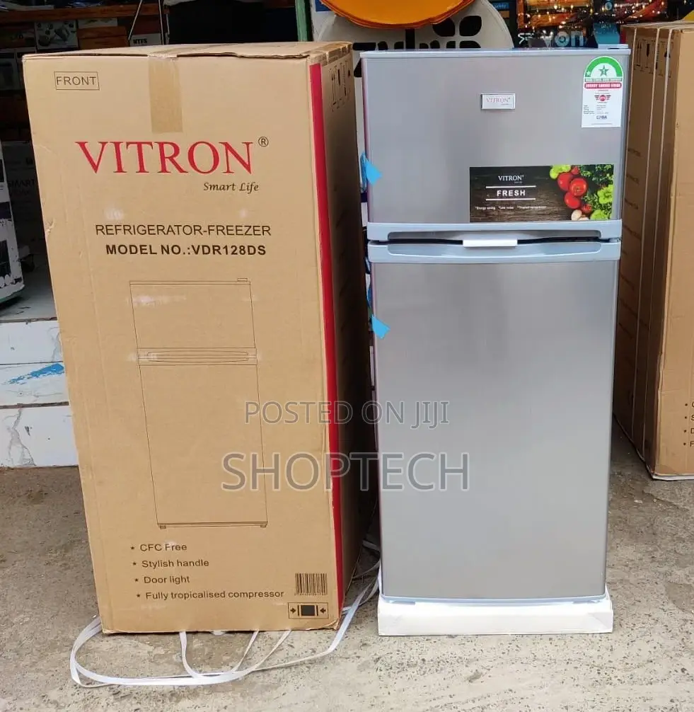 *Vitron 125litres Double Door Refrigerator