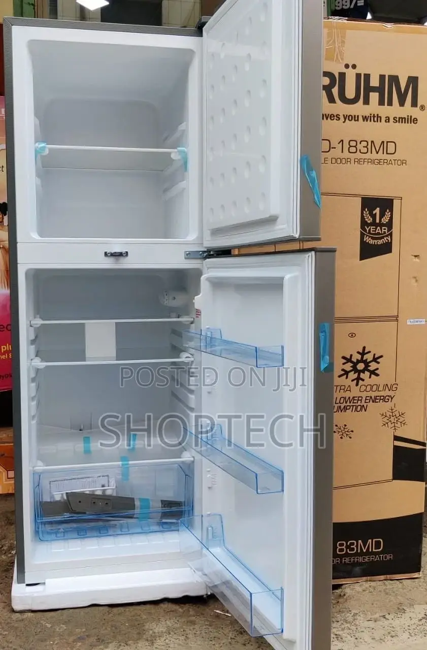 *Bruhm 183litres Double Door Fridge