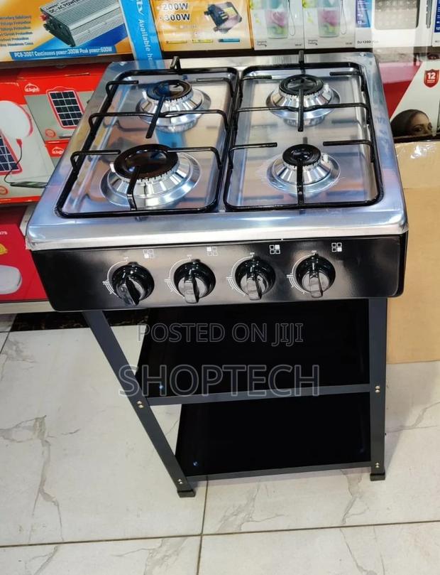 *4gas Burner With Shelves Now - main view