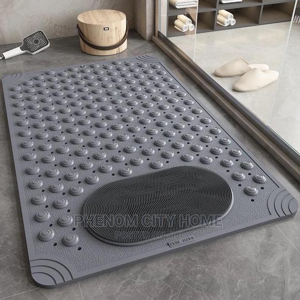 Antslip Bathroom Mats With Lazy Scrubber
