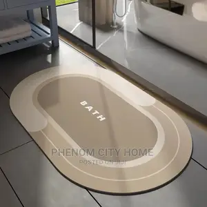 Oval Mats With Rubber Bottom