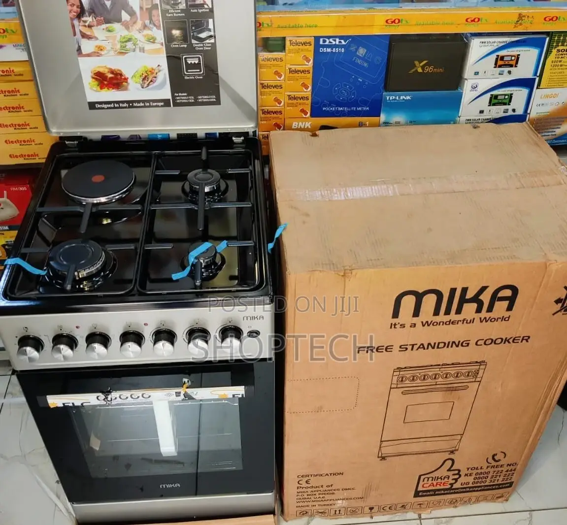 *Mika Standing Cooker 50cmx60cm Silver at 25