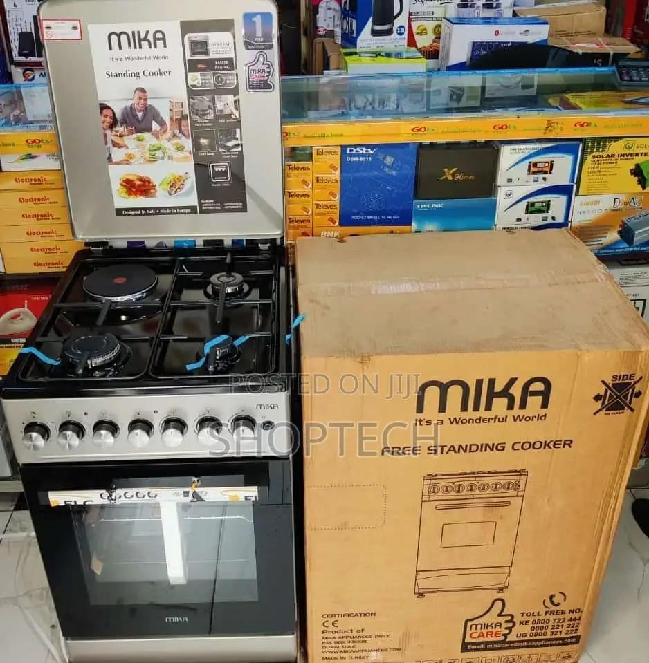 *Mika Standing Cooker 50cmx60cm Silver at 25